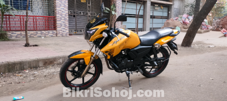 Apache rtr 160 yellow